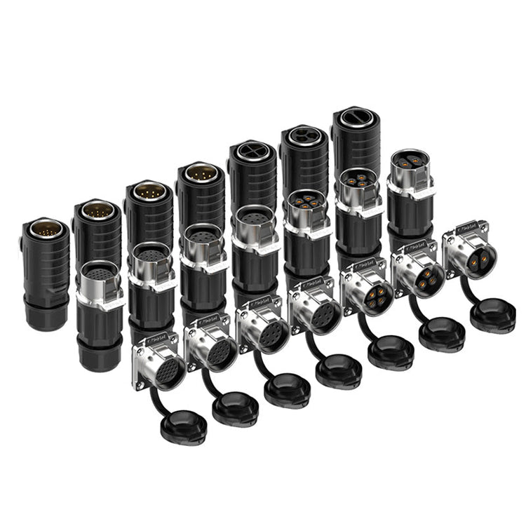 EW-LP24 Waterproof Power Signal Inline IP68 Connector Series