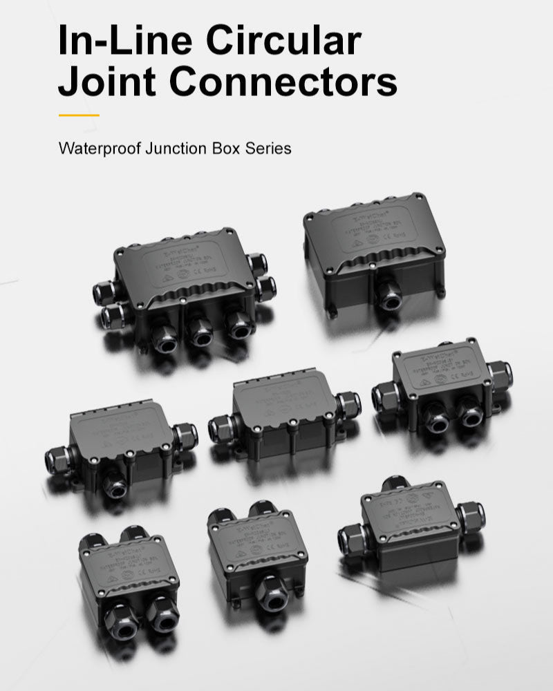 EW M2068(L)-Y 3-Way Junction Box Waterproof IP68