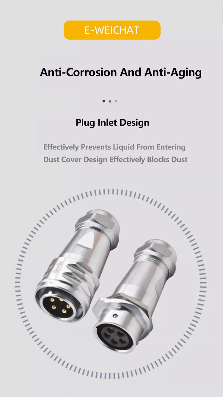 EW SF20 2 Pin Circular Power Connector Types