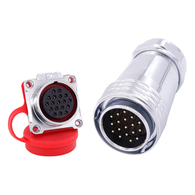 EW SF28 18 Pin Circular Connector Aviation Plug Metal