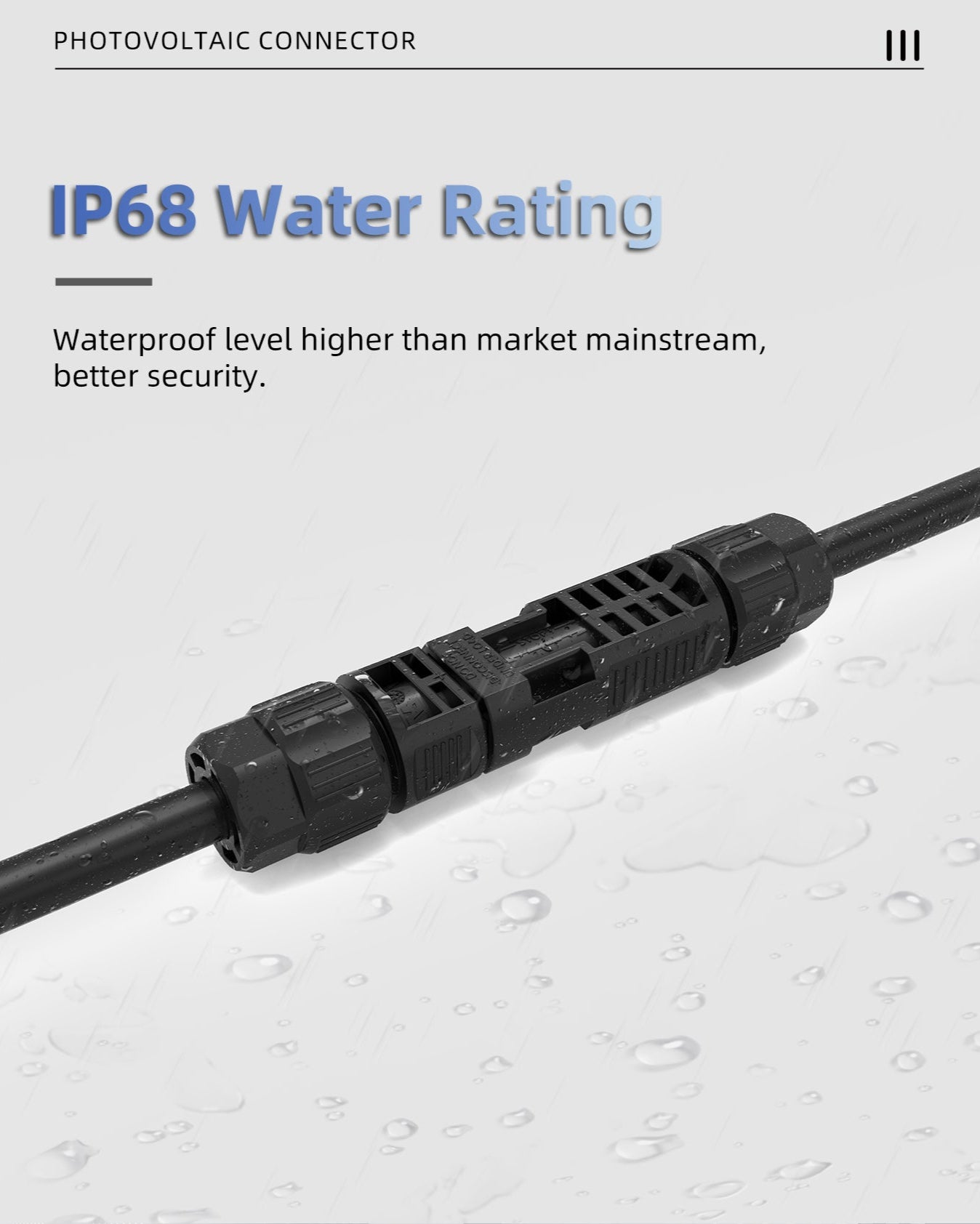 EW PV4 Series 65A Solar Panel Connectors
