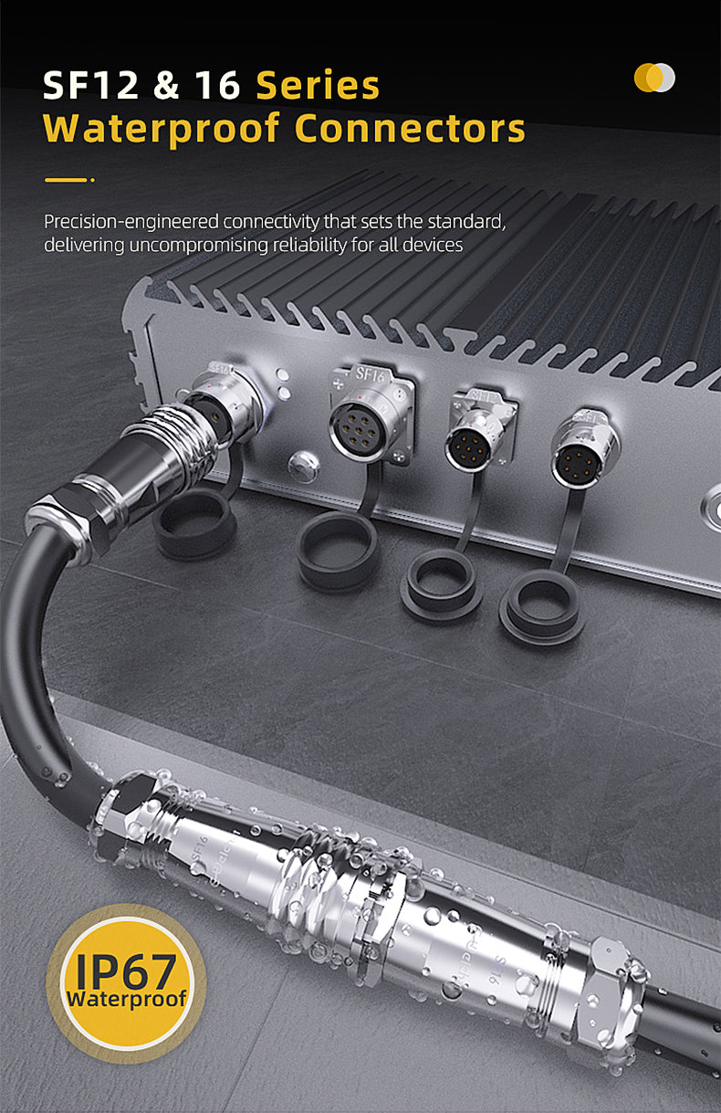 EW SF12 2 Pin Circular Plug Socket Metal