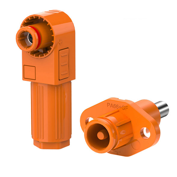 EW IP67 Energy Storage Connector Waterproof Orange 50A