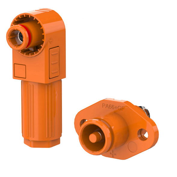 EW IP67 Energy Storage Connector Waterproof Orange 50A