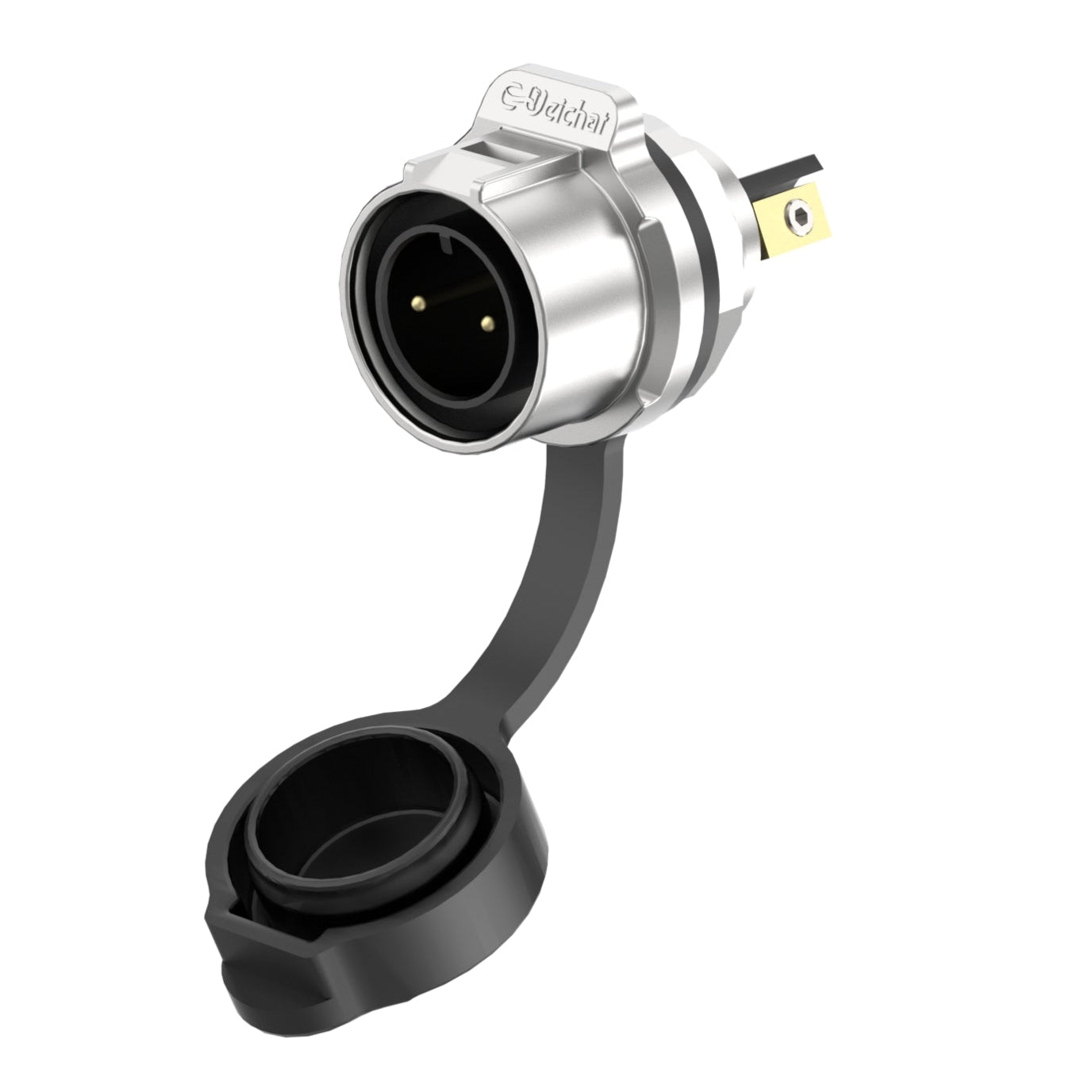 EW LP12 2 Pin Panel Mount Connector Metal