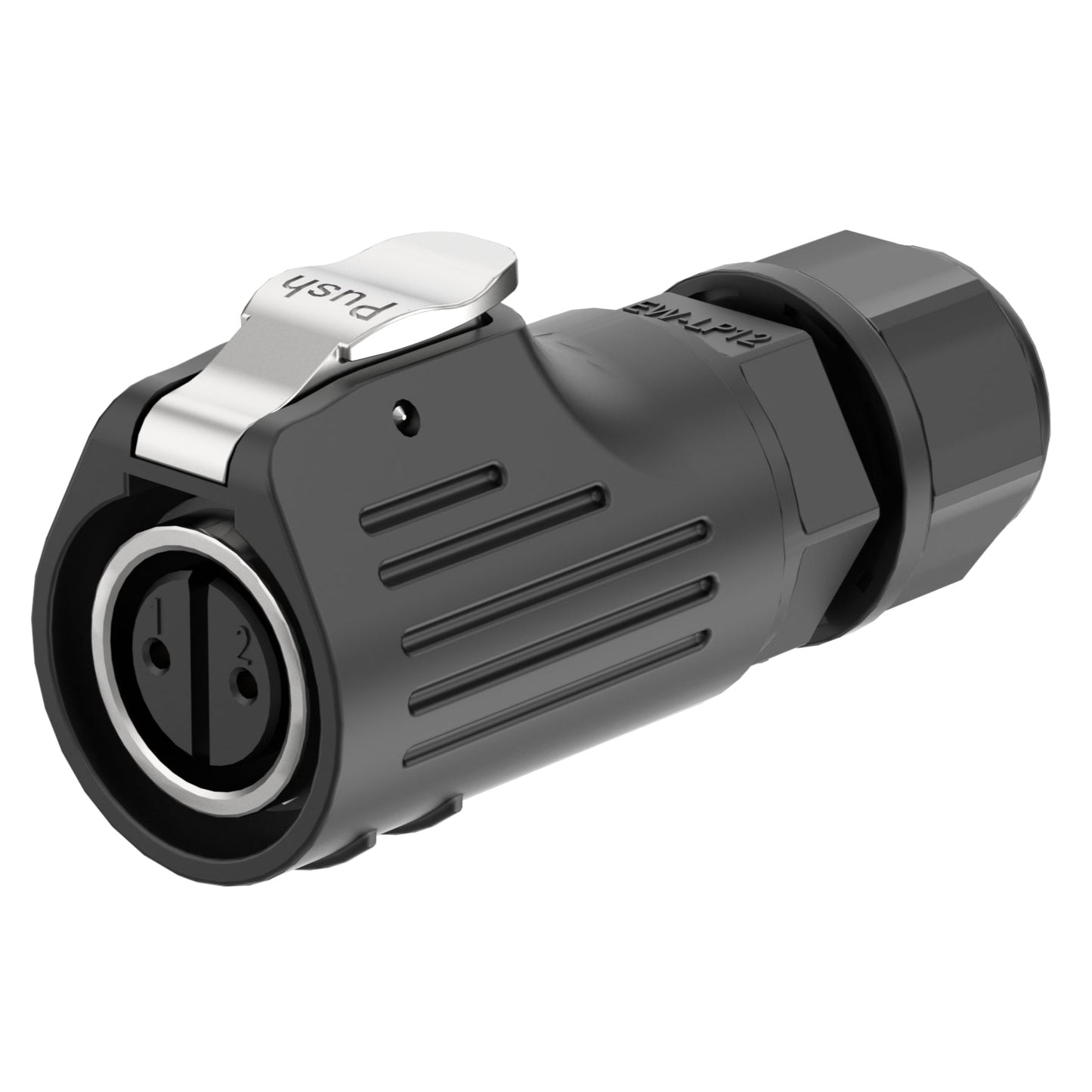 EW LP12 2 Pin Flange Waterproof Connectors Metal