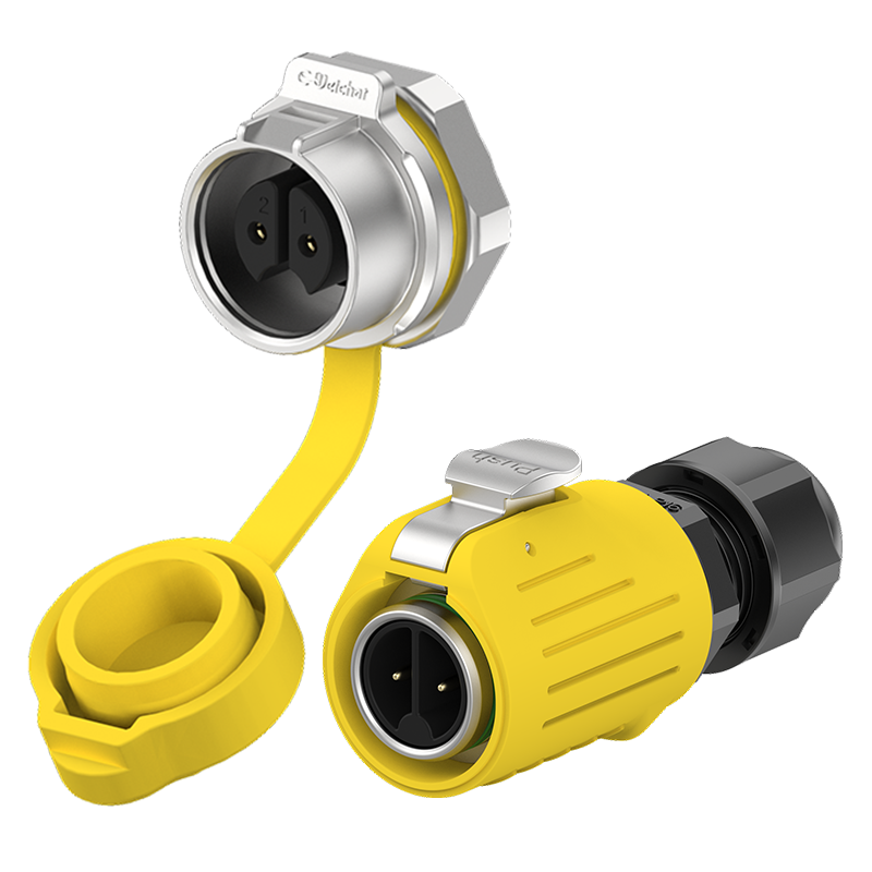 EW LP16 2 Pin Aviation Plug Panel Mount Connector