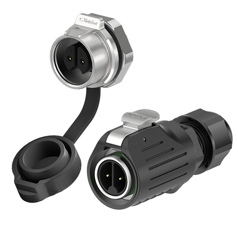 EW LP16 2 Pin Aviation Plug Panel Mount Connector