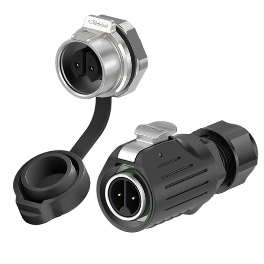 EW LP16 2 Pin Aviation Plug Panel Mount Connector