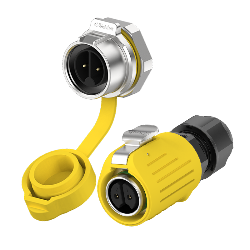 EW LP16 2 Pin Aviation Plug Panel Mount Connector