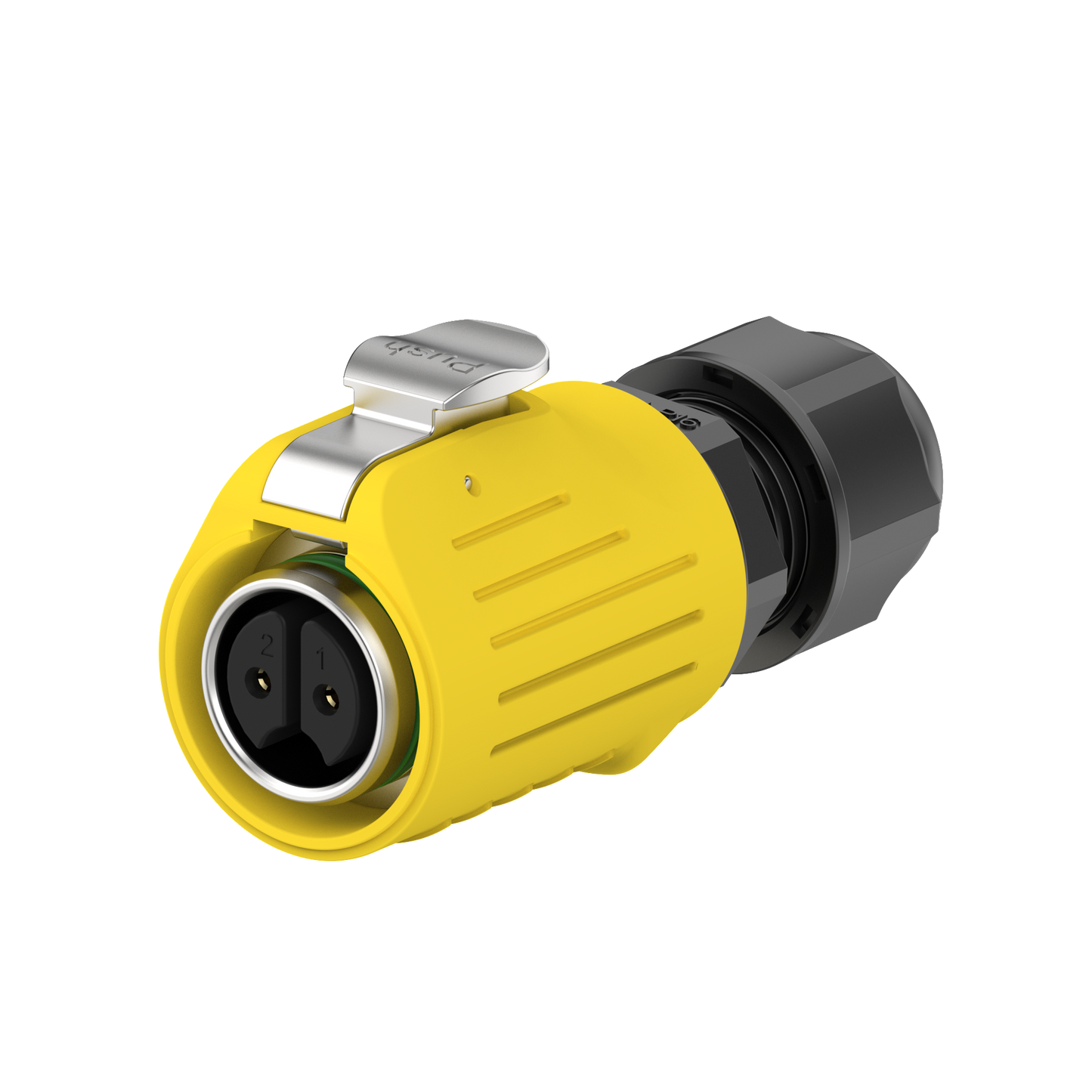 EW LP16 2 Pin Waterproof Aviation Plug Flange