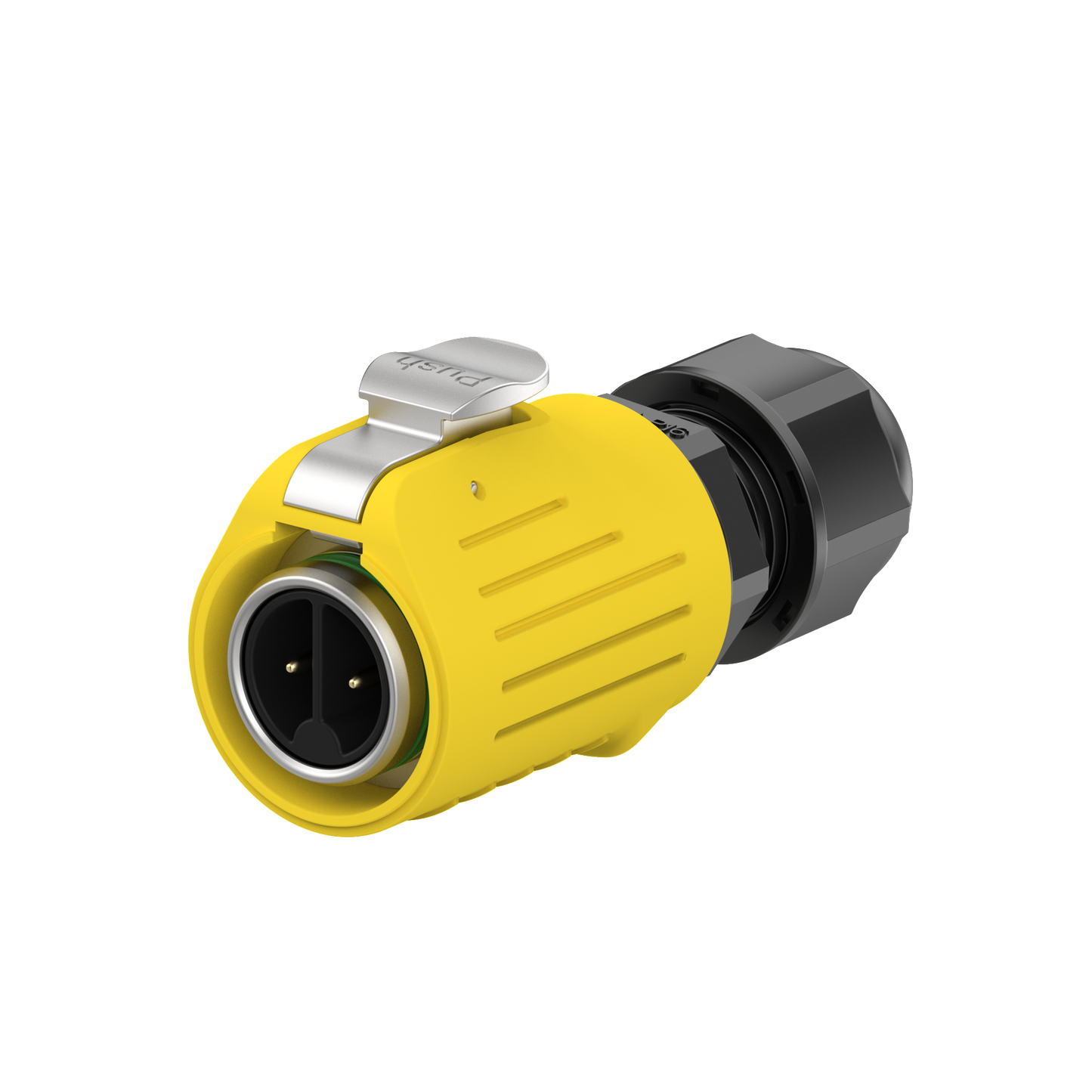 EW LP16 2 Pin Waterproof Aviation Plug Flange