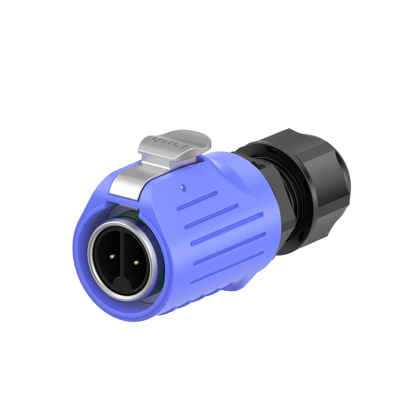EW LP16 2 Pin Waterproof Aviation Plug Flange