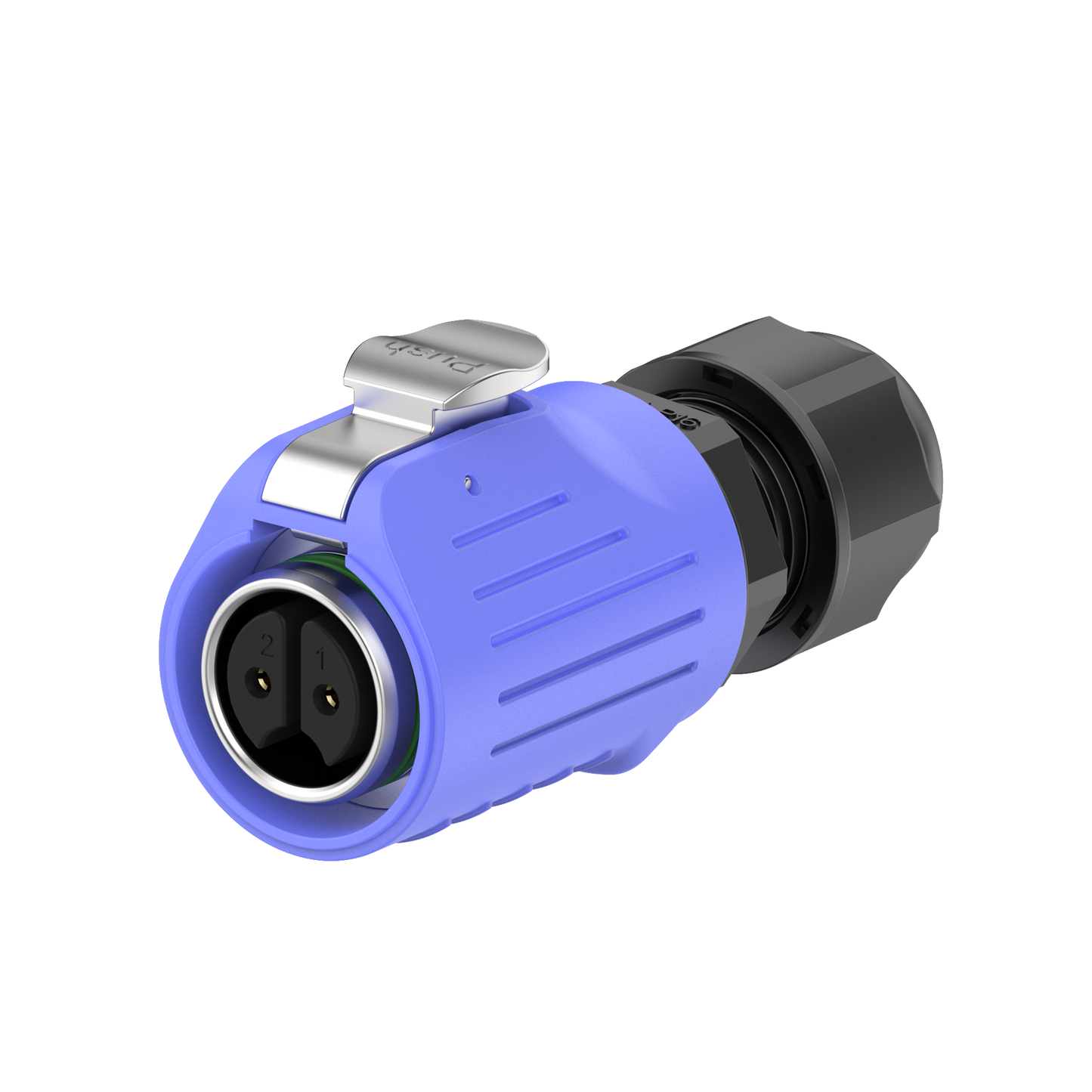 EW LP16 2 Pin Waterproof Aviation Plug Flange
