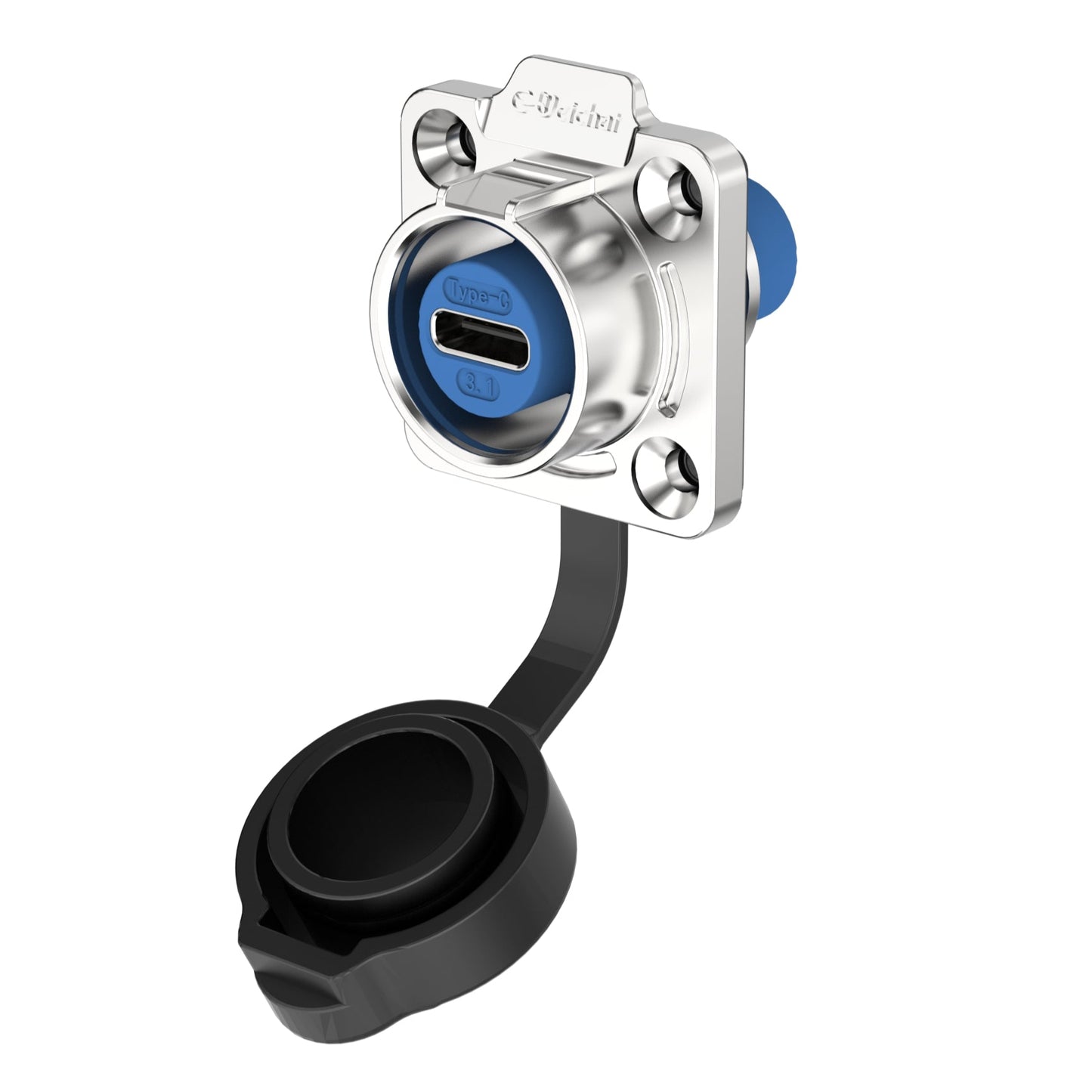 EW LP16 Waterproof Type C Connector Flange Electrical Connector