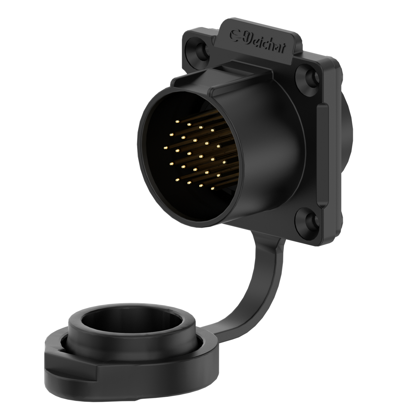 EW LP24 24 Pin Flange Industrial Waterproof Connector