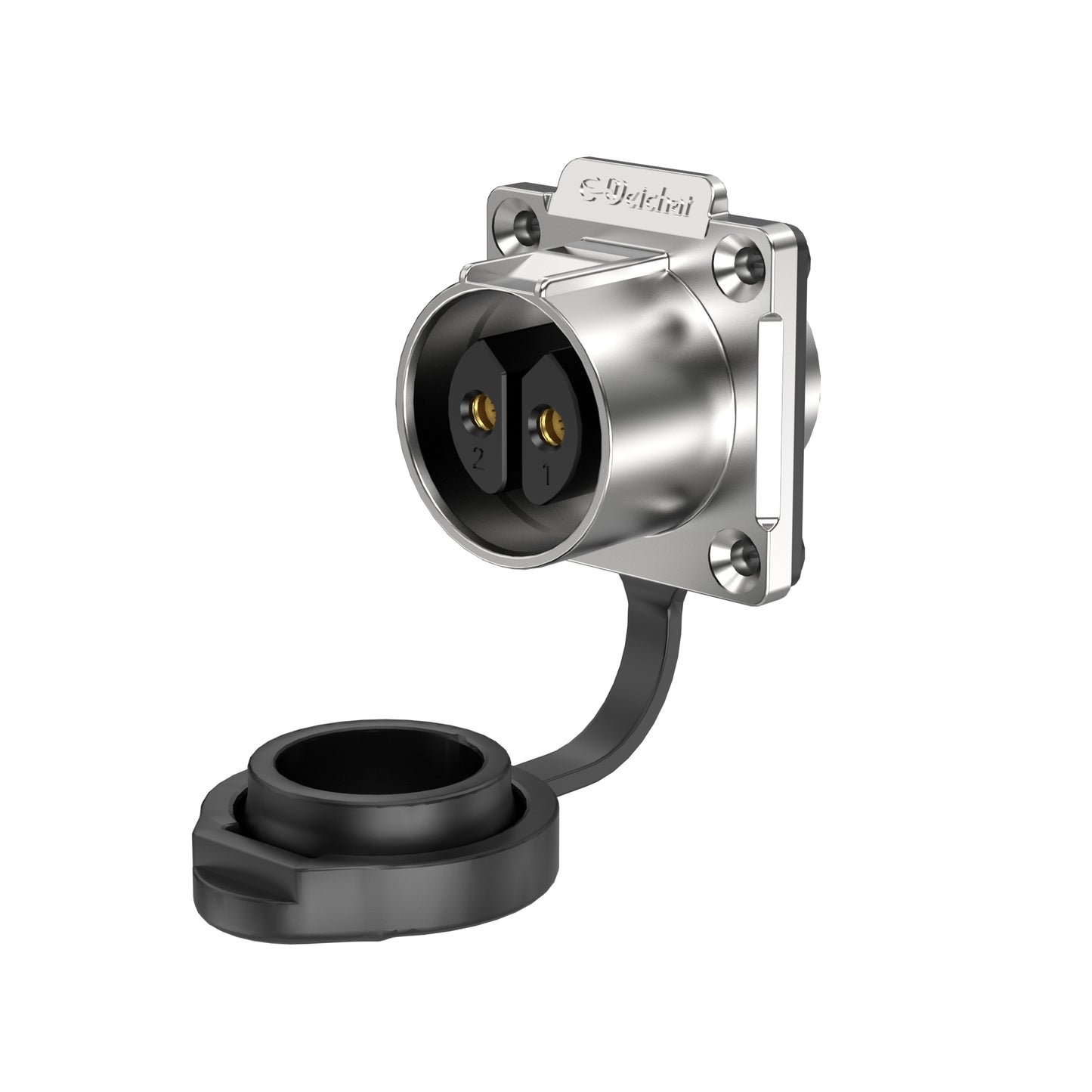 EW LP24 2Pin Waterproof Aviation Plug Flange