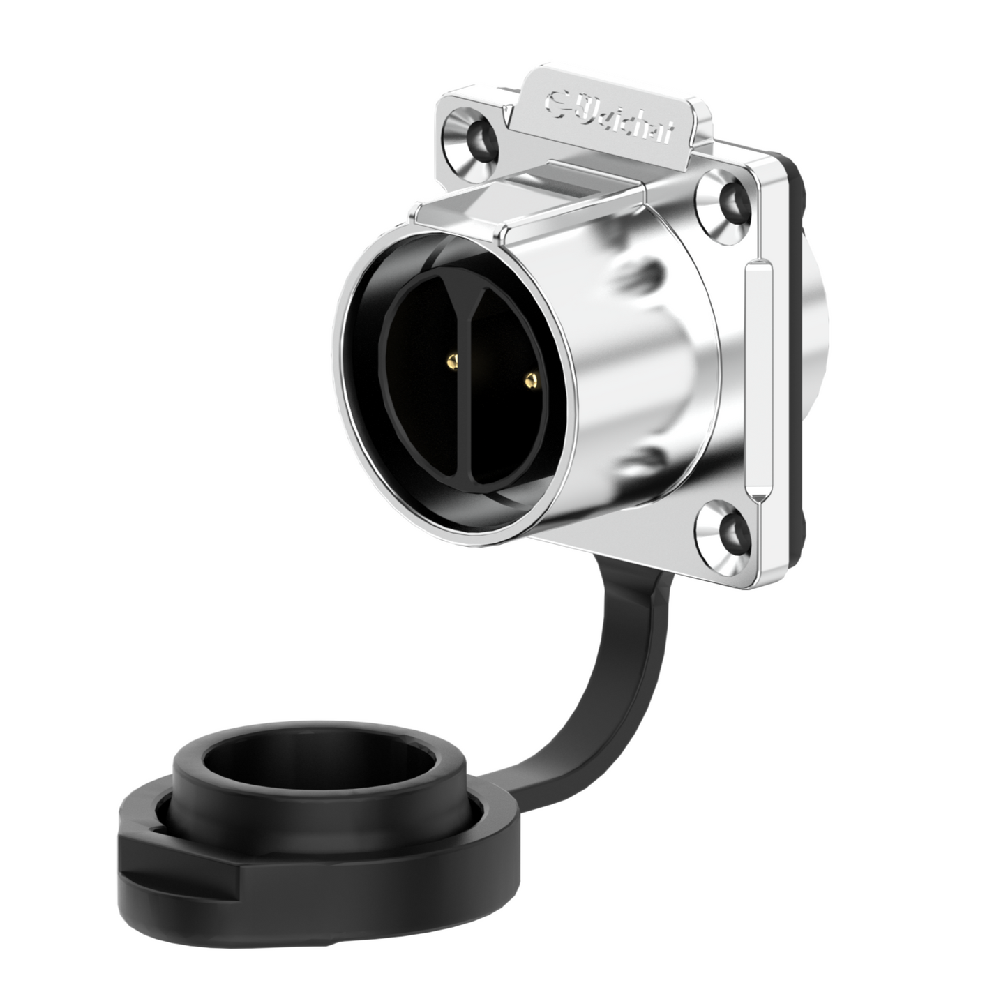 EW LP24 2Pin Waterproof Aviation Plug Flange
