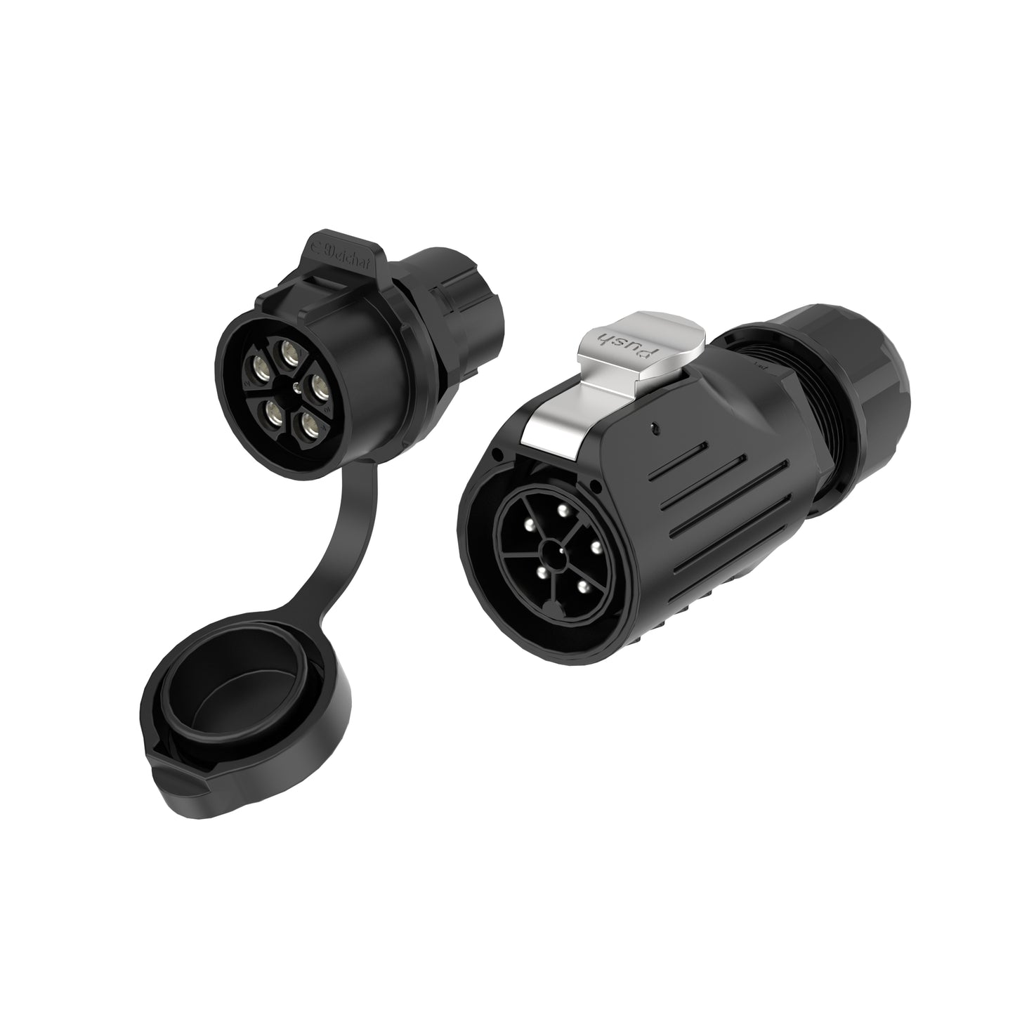 EW LP28 5 Pin Panel Mount Power Connector