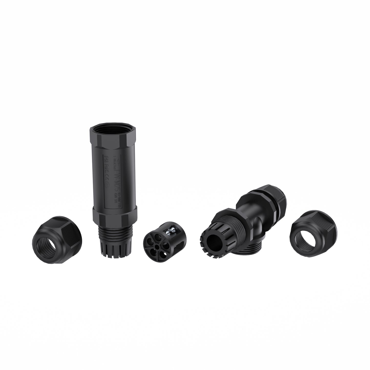 EW M25TC 2Pin Screw Locking Waterproof Connector