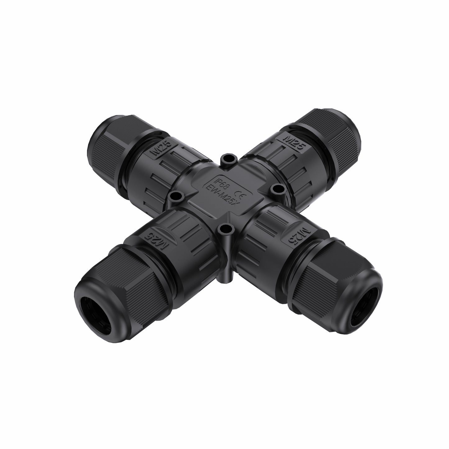EW M25X 2Pin Screw Waterproof Wire Connector