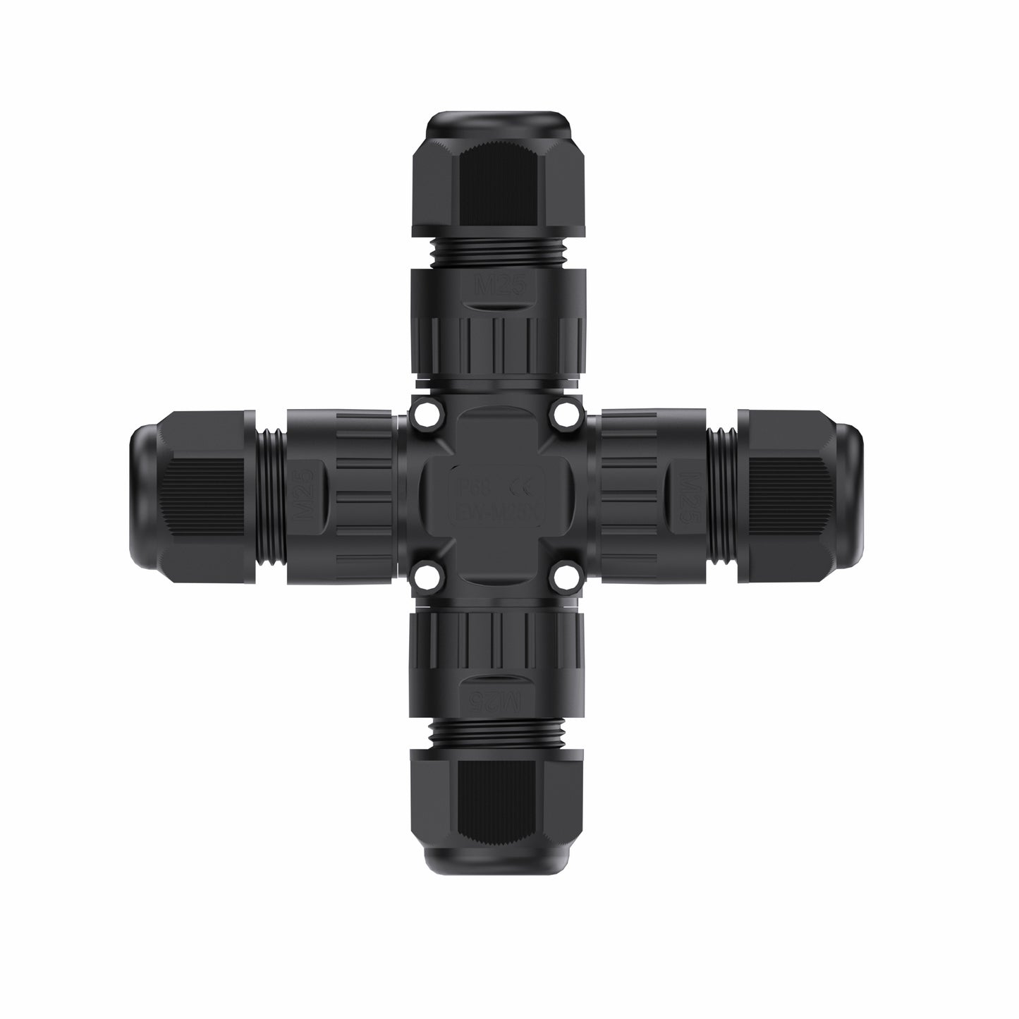 EW M25X 2Pin Screw Waterproof Wire Connector