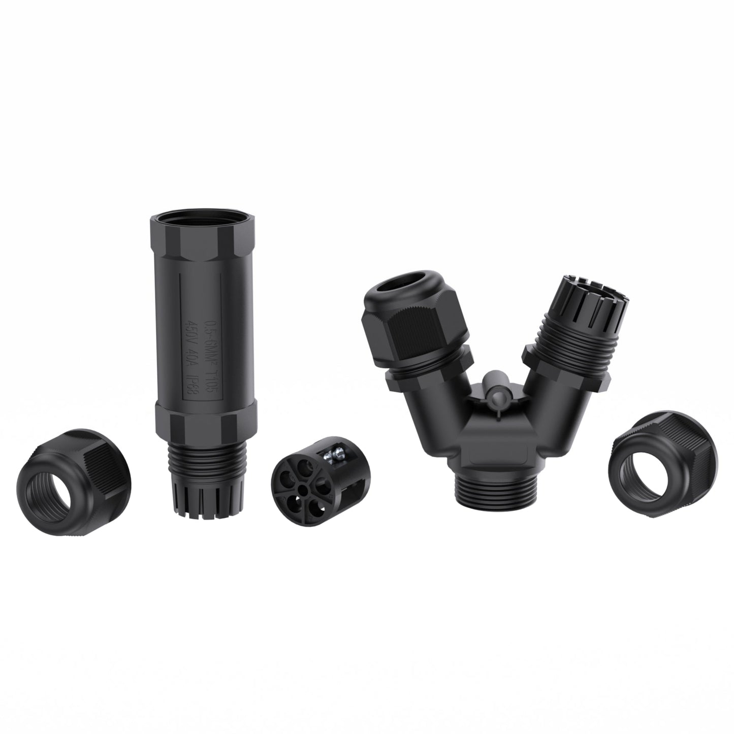 EW M25Y 2Pin Waterproof Screw Connector