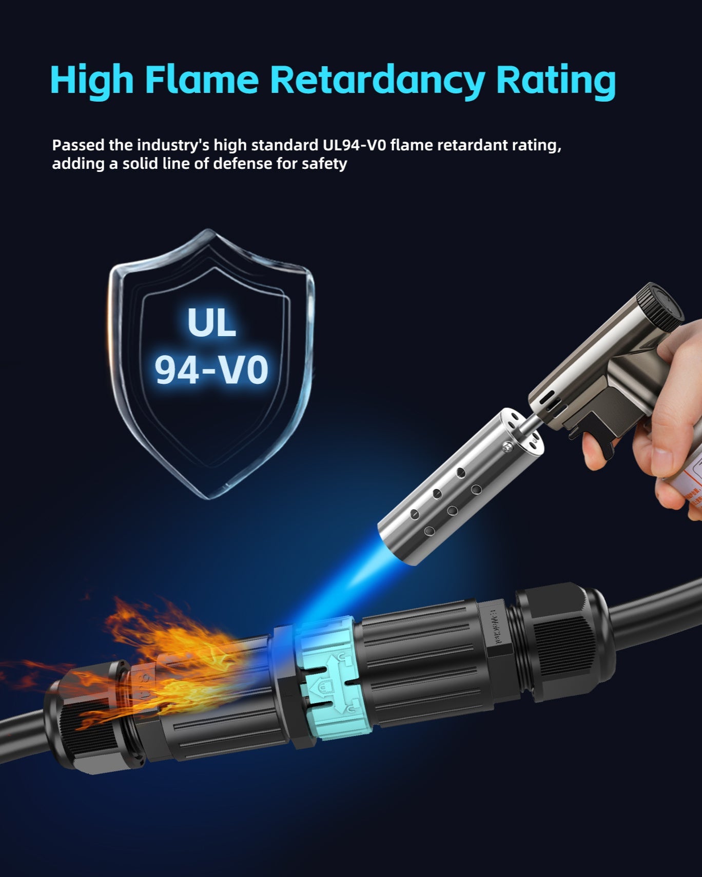 EW M28 3Pin Outdoor Waterproof Electrical Connector