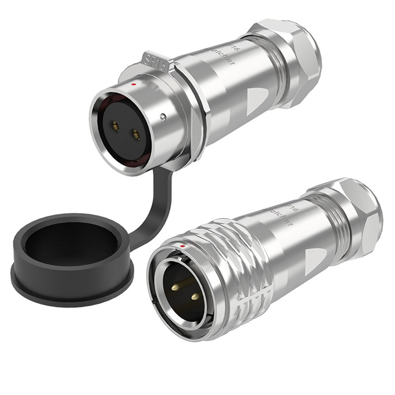 EW SF16 2 Pin Circular Connector Electrical Metal