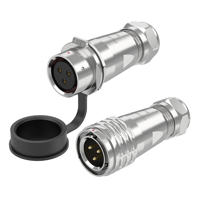 EW SF16 3 Pin Standard Circular Connector Metal