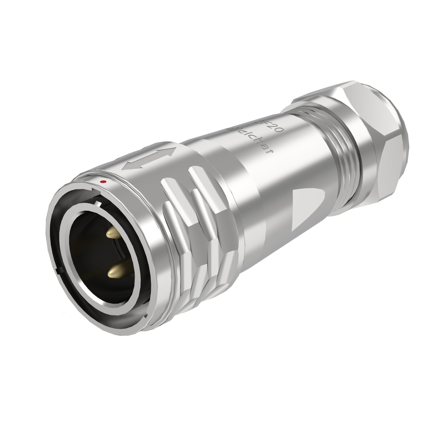 EW SF20 2 Pin Waterproof Plug Connectors Flange