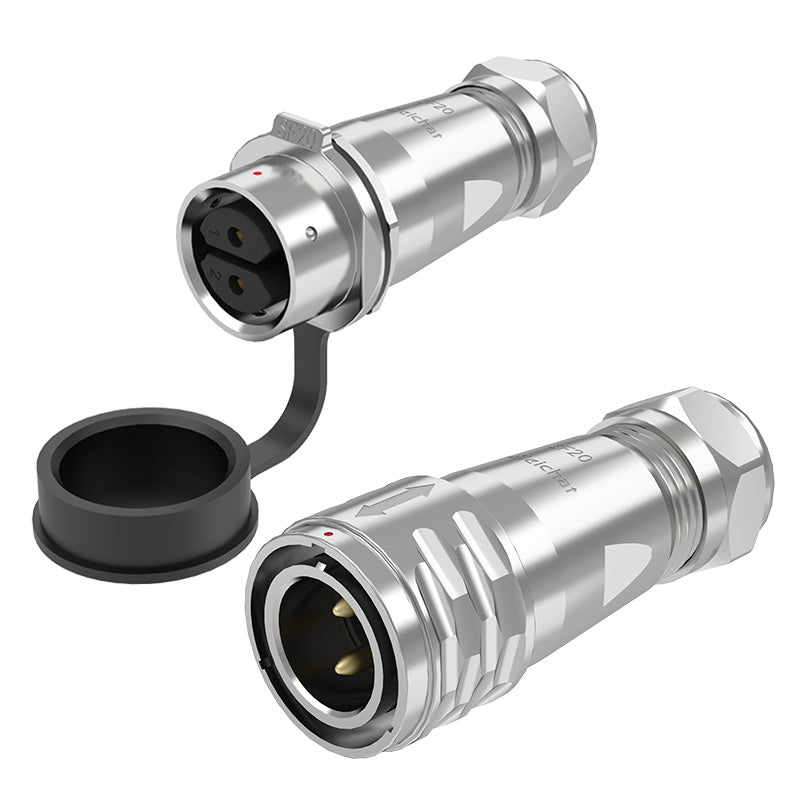 EW SF20 2 Pin Circular Power Connector Types