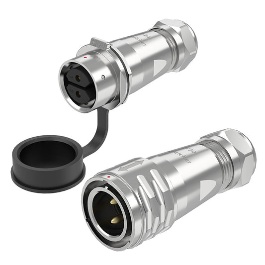 Types de connecteurs d'alimentation circulaires à 2 broches EW SF20