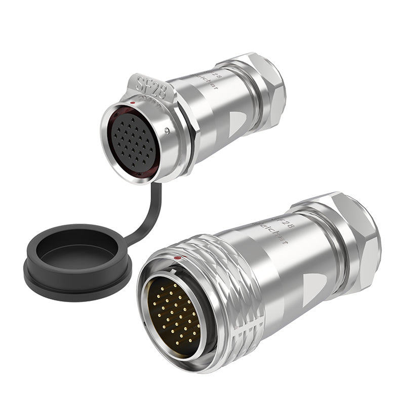 EW SF28 26 Pin Circular Connector Aviation Plug Metal