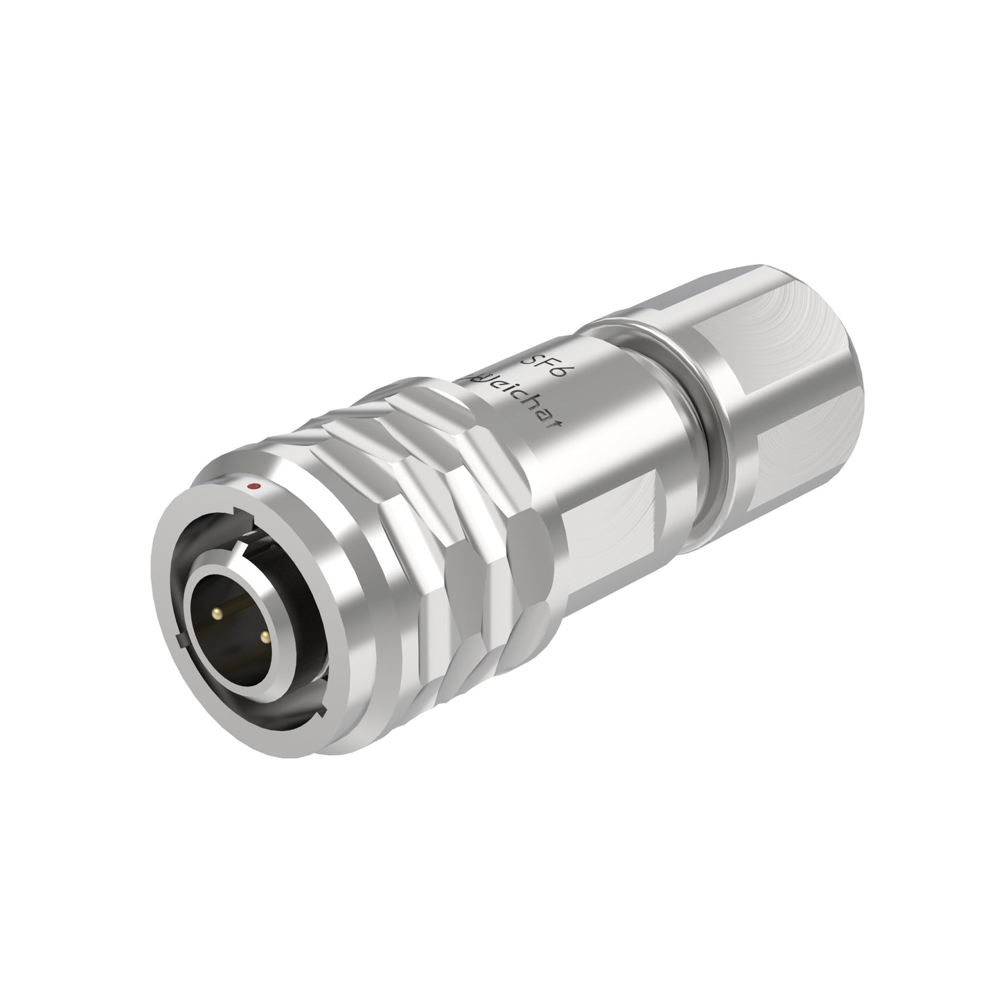 EW SF6 2 Pin Circular Plug Connector Metal