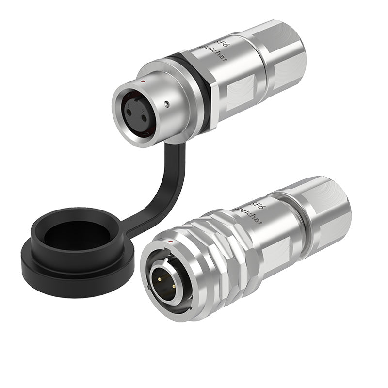 EW SF6 2 Pin Circular Plug Connector Metal