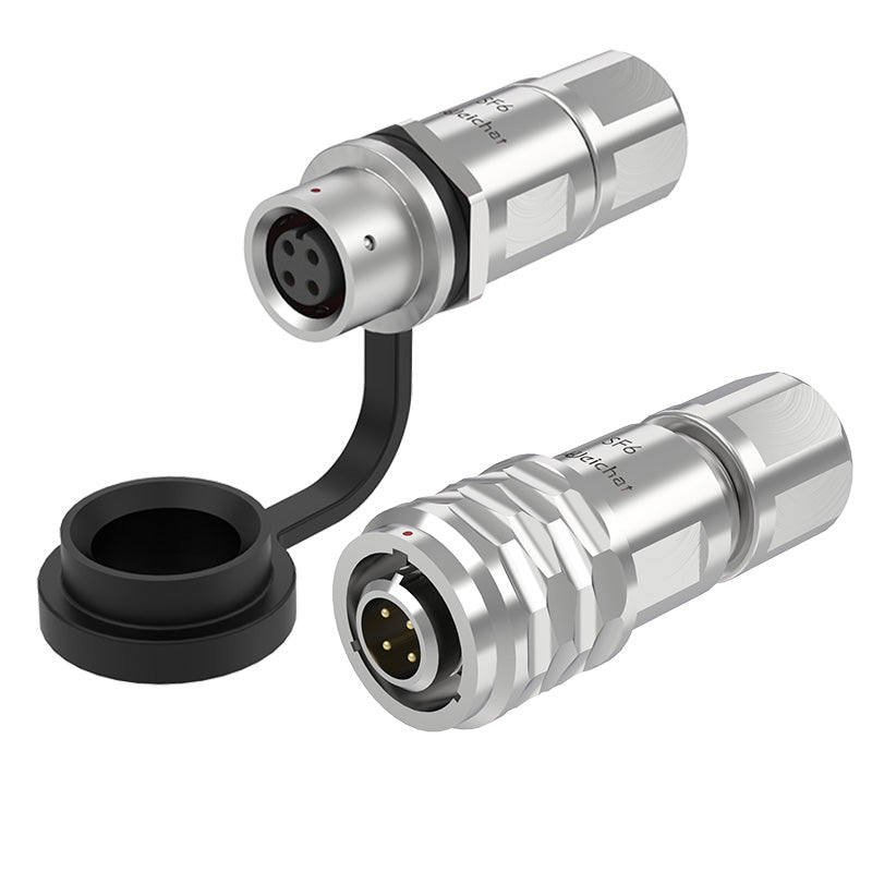 EW SF6 4 Pin Standard Circular Connector Metal