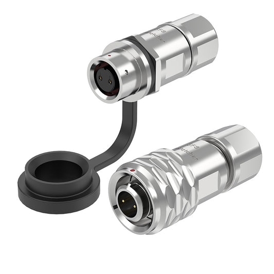 EW SF8 2-polige Rundsteckdose aus Metall