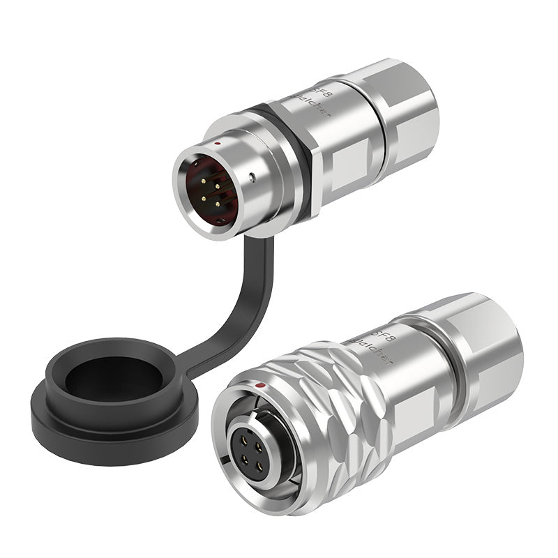 Connecteur circulaire EW SF8 4 broches, fiche aviation étanche en métal