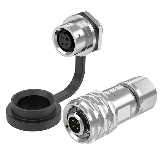 EW SF8 4 Pin Circular Male and Female Connectors Metal