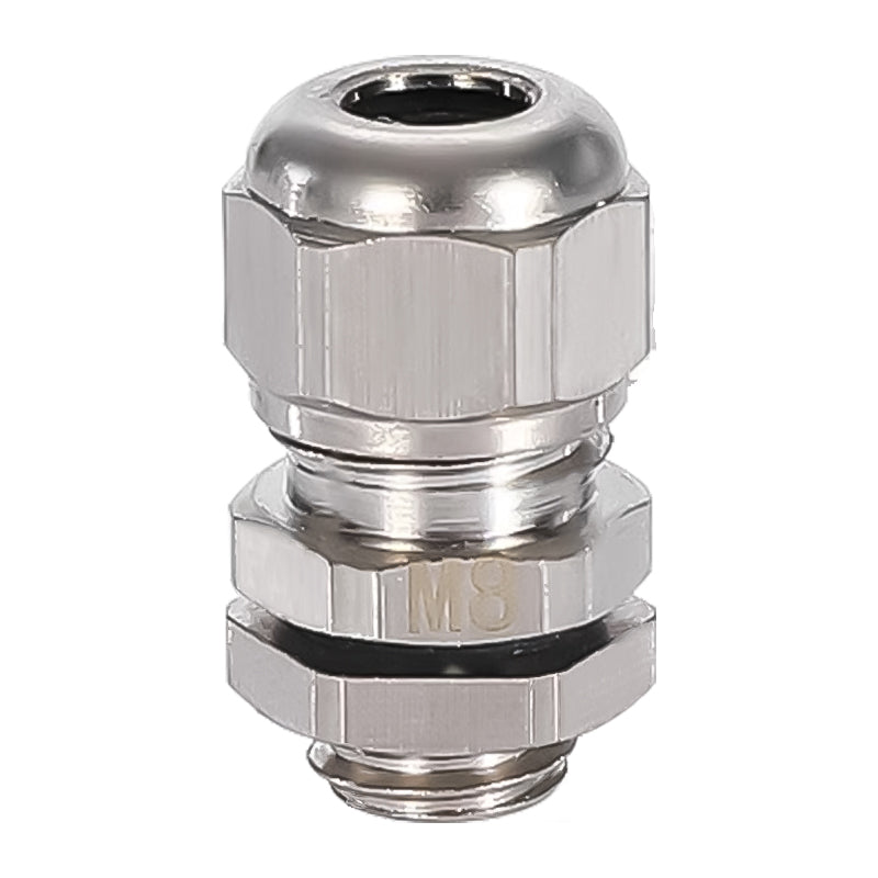 EW M8 Electrical Cable Gland IP68 2-4MM Metal