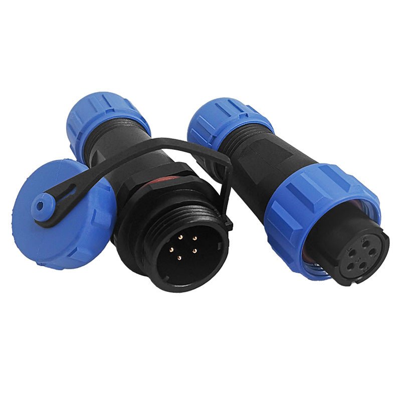 Connecteur de fil circulaire en plastique EW SP13 à 5 broches