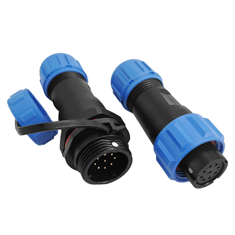 EW SP13 9 Pin Circular Plastic Wire Connector