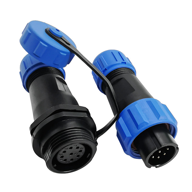EW SP13 9 Pin Circular Plastic Wire Connector