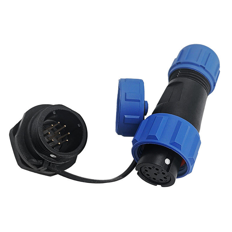 EW SP13 9 Pin Circular Plastic Wire Connector