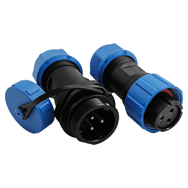 EW SP17 3 Pin Circular Plug Connector Plastic