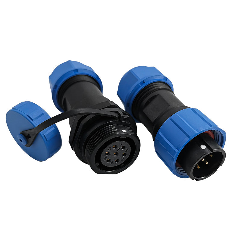 EW SP17 7 Pin Circular Power Connector Types Plastic