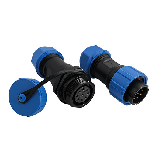 EW SP17 9 Pin Circular Plastic Wire Connector Plastic