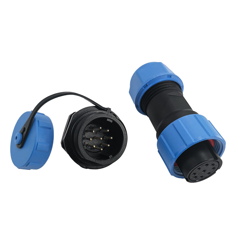 EW SP17 9 Pin Circular Plastic Wire Connector Plastic