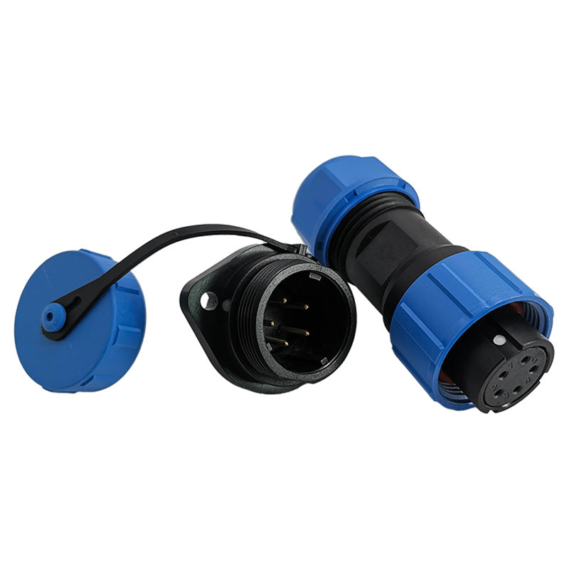EW SP17 5 Pin Circular Plastic Wire Connector Plastic
